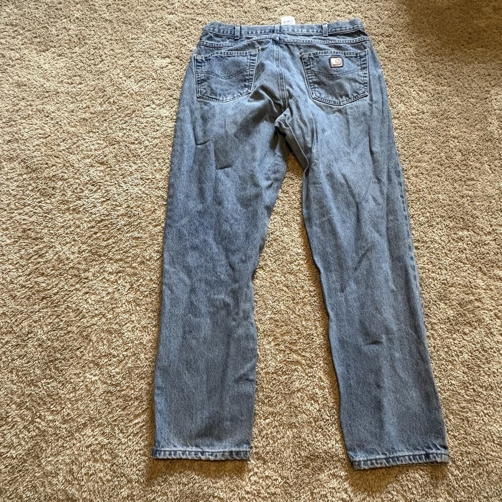 Carhartt Blue Jeans Men Size 34x30.5 Relaxed Fit B17 DST Pants